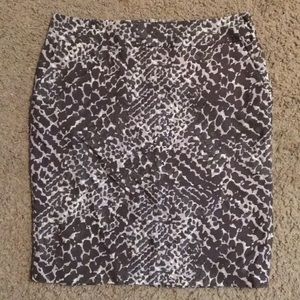 LOFT pattern pencil skirt